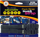 ROKSTRAPS PACK STRAP BLACK/ORANGE 12"X42"X5/8"