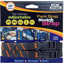 ROKSTRAPS PACK STRAP BLACK/ORANGE 12"X42"X5/8"