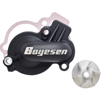 Boyesen Impeller/Waterpump Cover - Black - Gas Gas/Husqvarna/KTM